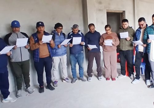 नवजनजागृति यूवा क्लबमा निर्वाचित कार्यसमितिको पदभार ग्रहण