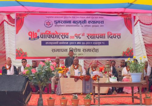 प्राविधिक कलेज खोल्न २ विगाह जमिन दिन्छु : पूर्वमन्त्री श्रेष्ठ