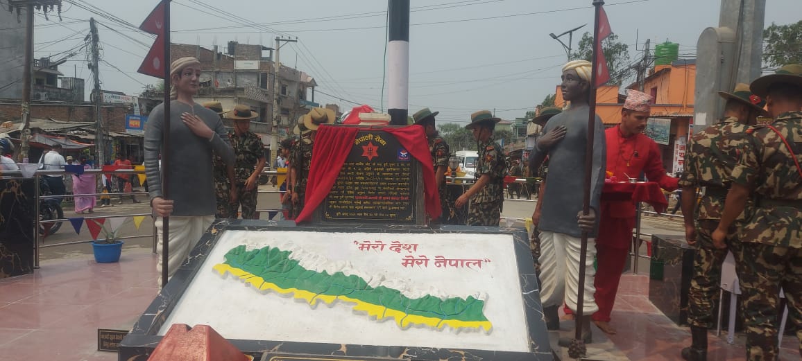 सेनाले निर्माण गरेको बारागढी यूद्ध प्रतिक पार्क कलैया उपमहानगरपालिकालाई जिम्मा