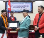अन्तराष्ट्रिय पदक विजेता जीतपुरसिमरा–१६ निवासी गंगा प्रधानमन्त्रिद्वारा सम्मानित