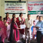 साना किसान सहकारी मनहर्वाको ३ महिने ब्युटी पार्लर तालिम सम्पन्न